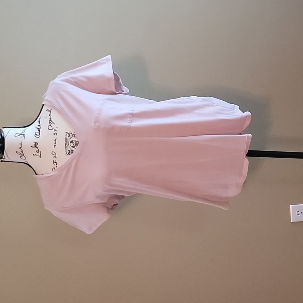 Pink Tee with Glitter